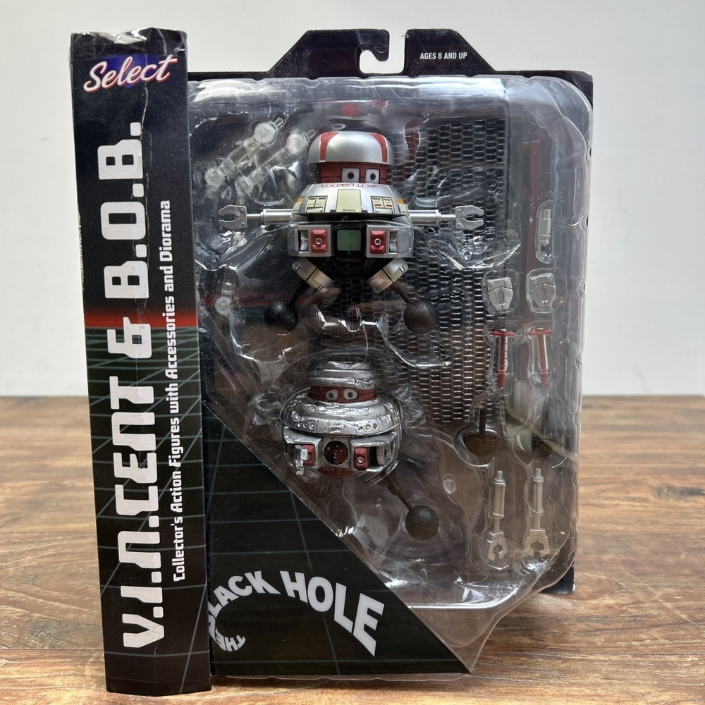 Vincent & Bob Disney Diamond Select Action Figure The Black Hole Series New 2022